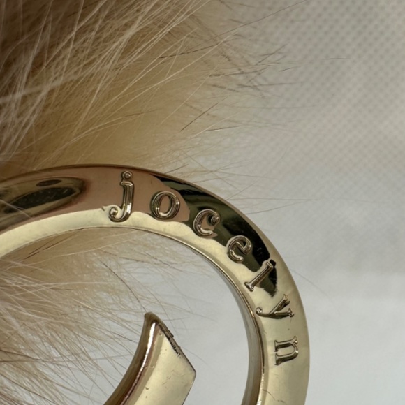 NEW | JOCELYN | FUR Pom-Pom Bag Charm | PUFF Key Holder | Pink Multi - Picture 6 of 8